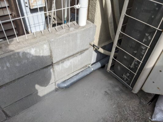 千葉県市川市　排水管仮設工事はなぜ必要？