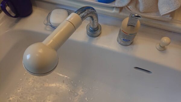 千葉県船橋市緑台 洗面台 洗髪シャワー水栓交換