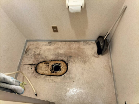 トイレ脱着工事