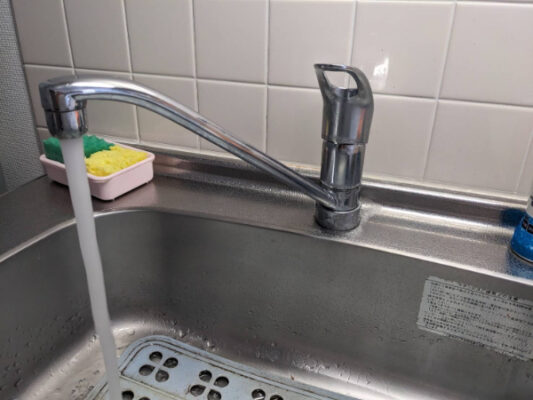 江戸川区_キッチン水栓根本パッキン交換後