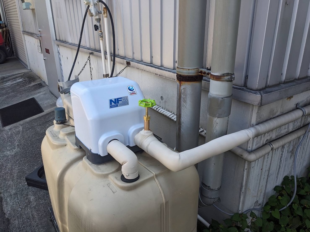 足立区｜加圧給水ポンプの故障、老朽化による交換工事をしました - 水 