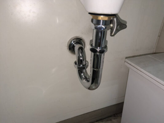 船橋市トイレ洗面_トラップ交換後