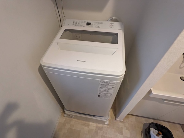 江戸区-脱衣所異臭洗濯パン封水筒緩み取付直し-施行後