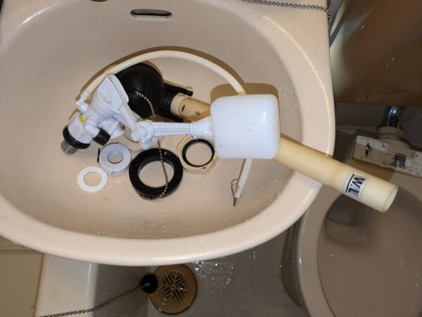 船橋市海上町南-点ユニットサイフォン管ボールタップ交換-部品交換