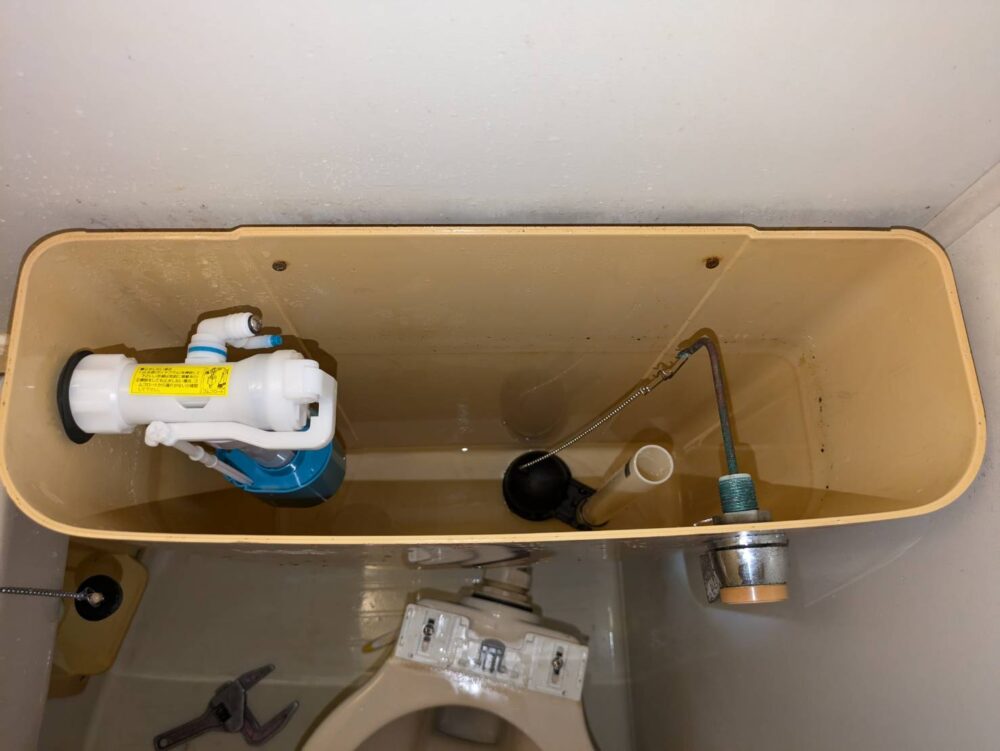 船橋市海上町南-点ユニットサイフォン管ボールタップ交換-交換後