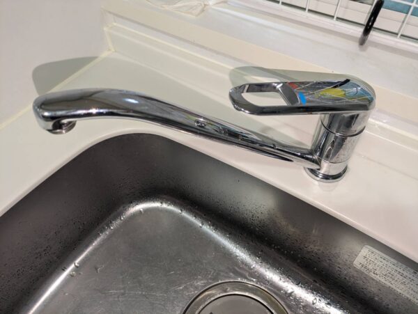 千葉市中央区中央-台所シングルレバー交換-施工前